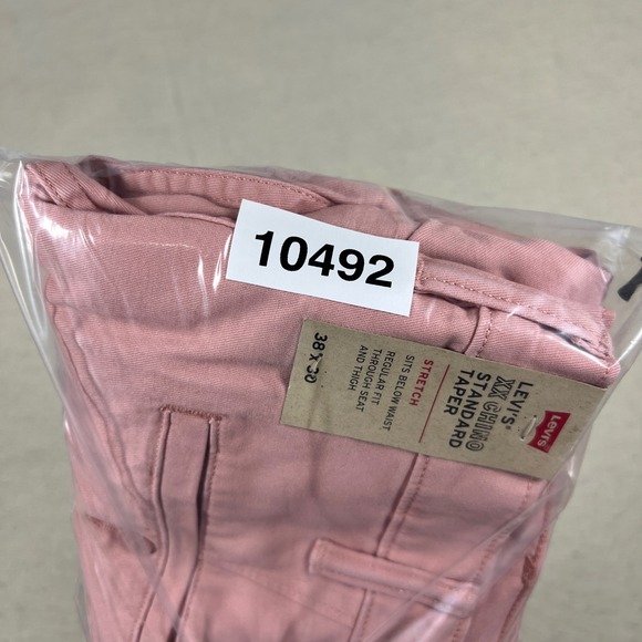 Levi's XX Chino Standard Taper Pants Mens 38x30 Pink Jeans NWT‎ - Picture 12 of 12